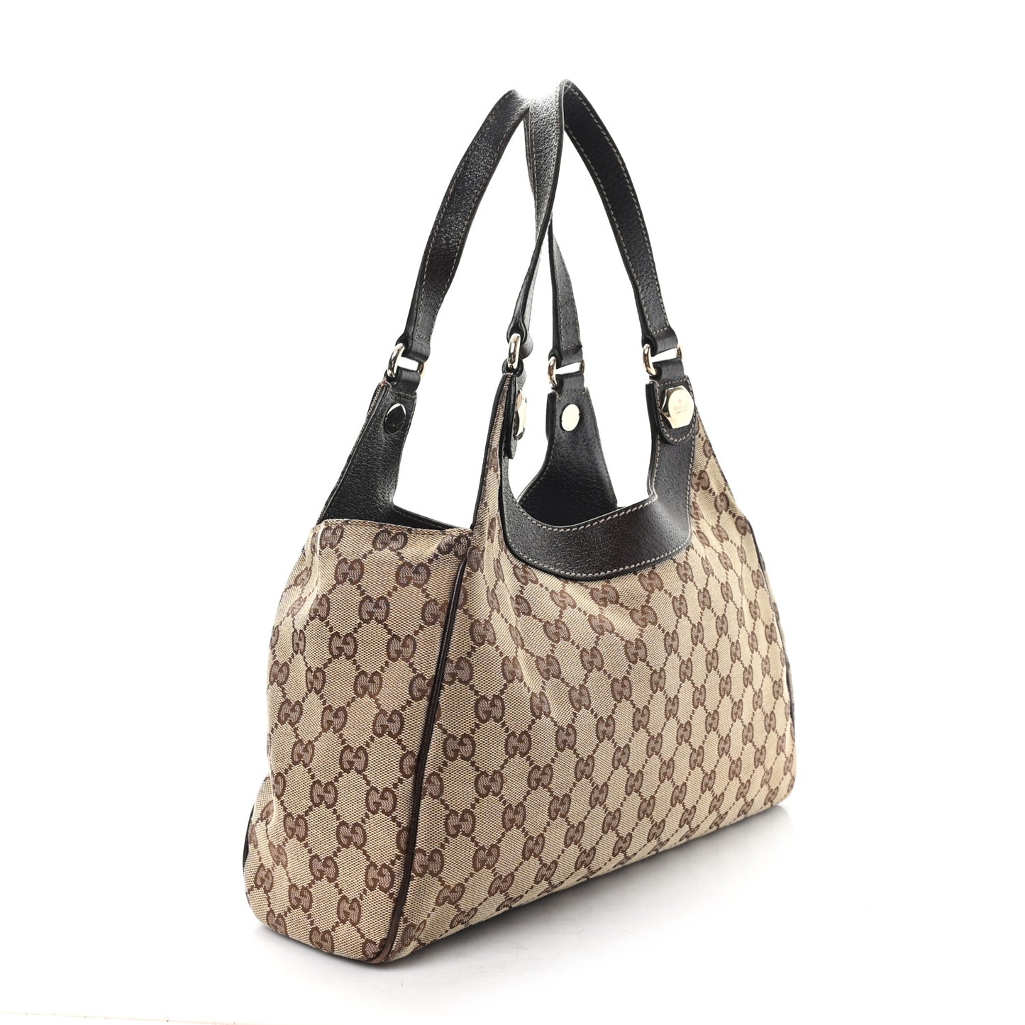 Monogram Medium Charmy Shoulder Bag Dark Brown