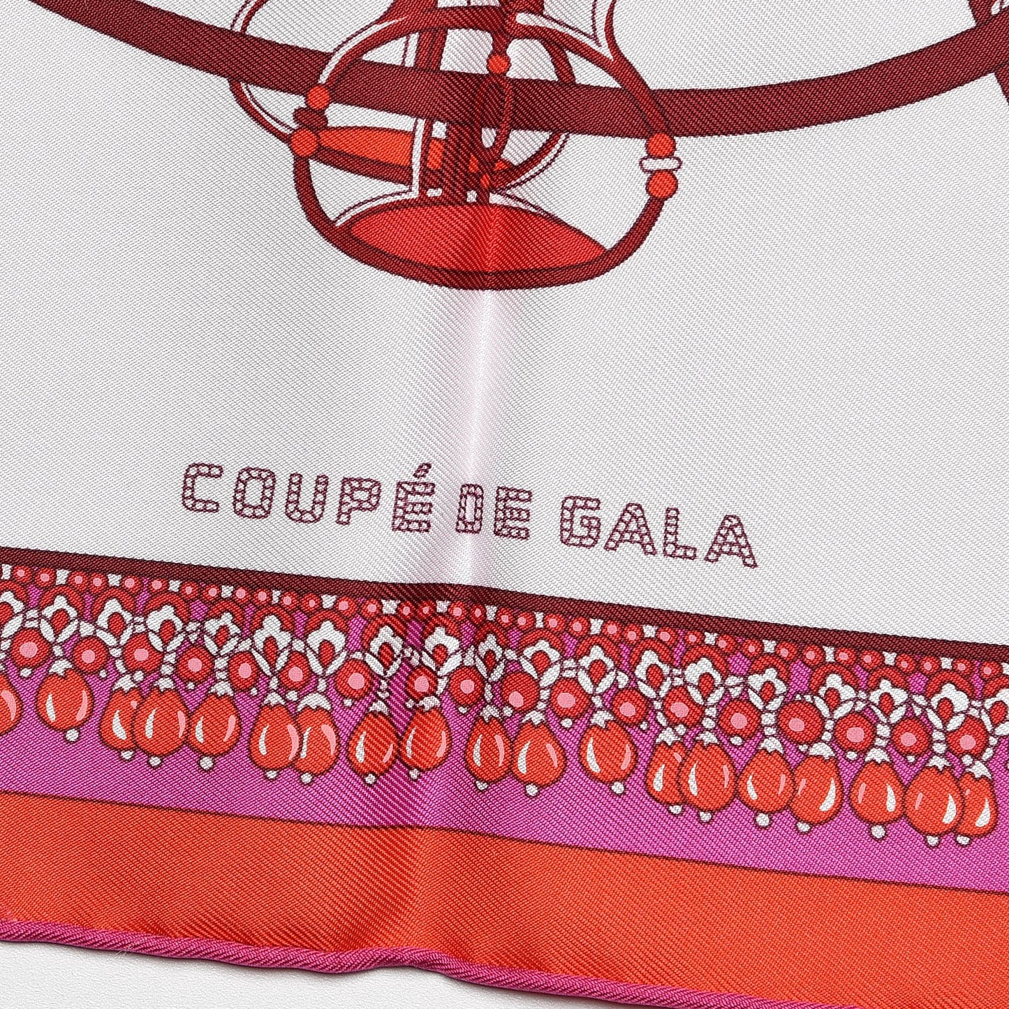 Silk Coupe De Gala Pocket Square Rose Pale Rouge Fuchsia