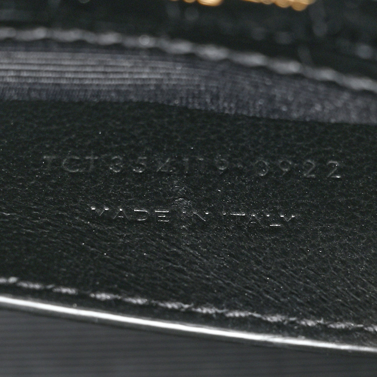 Saint Laurent Calfskin Crocodile Embossed Medium Classic Monogram Kate Tassel Satchel Black 7 of 12