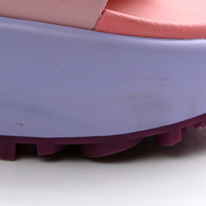 Gucci Soft Rubber Womens Interlocking G Platform 42mm Slide Sandals 38 Sugar Pink 10 of 12