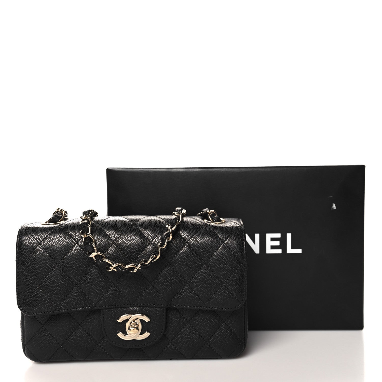 Chanel Caviar Quilted Mini Rectangular Flap Black 11 of 11