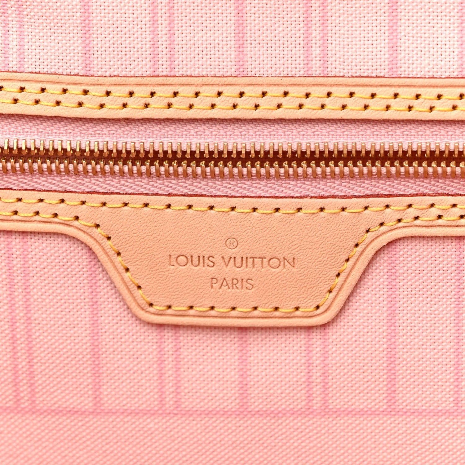 Louis Vuitton Damier Azur Neo Neverfull MM Rose Ballerine 7 of 10