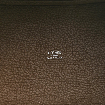 Hermes Taurillon Clemence Picotin Lock 18 PM Etoupe 6 of 11
