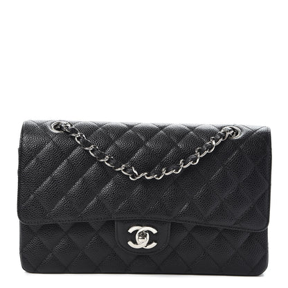 Chanel Caviar Quilted Medium Double Flap Black 1 of 9