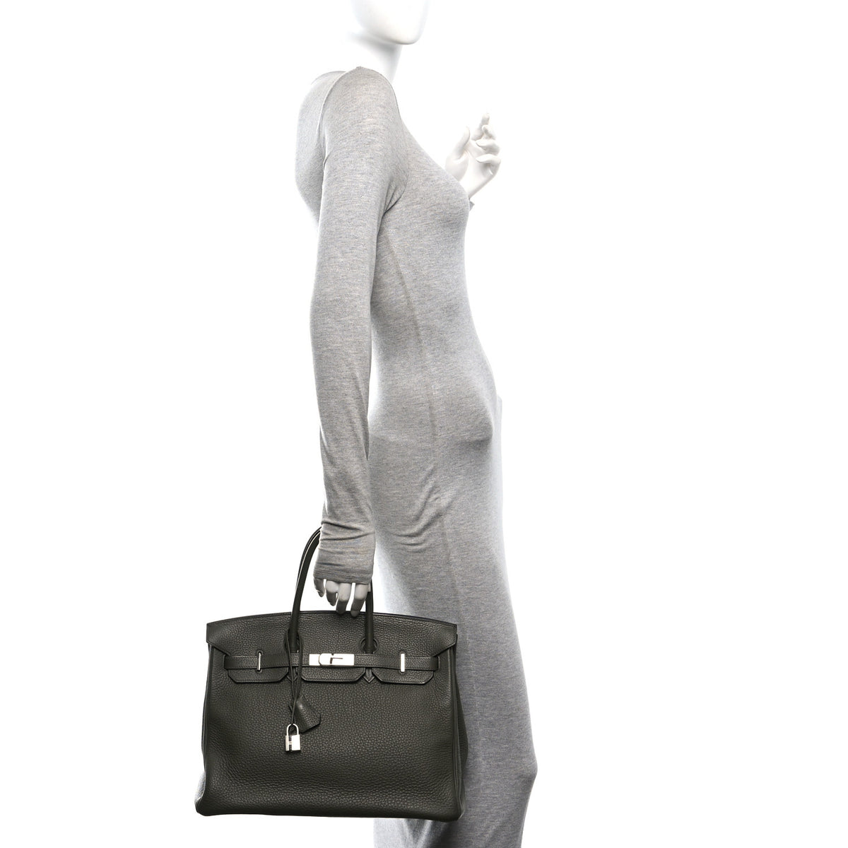 Togo Birkin 35 Vert Olive