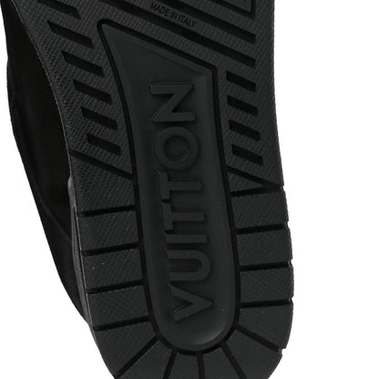 Louis Vuitton Suede Mens LV Trainer Sneakers 9 Black 6 of 10