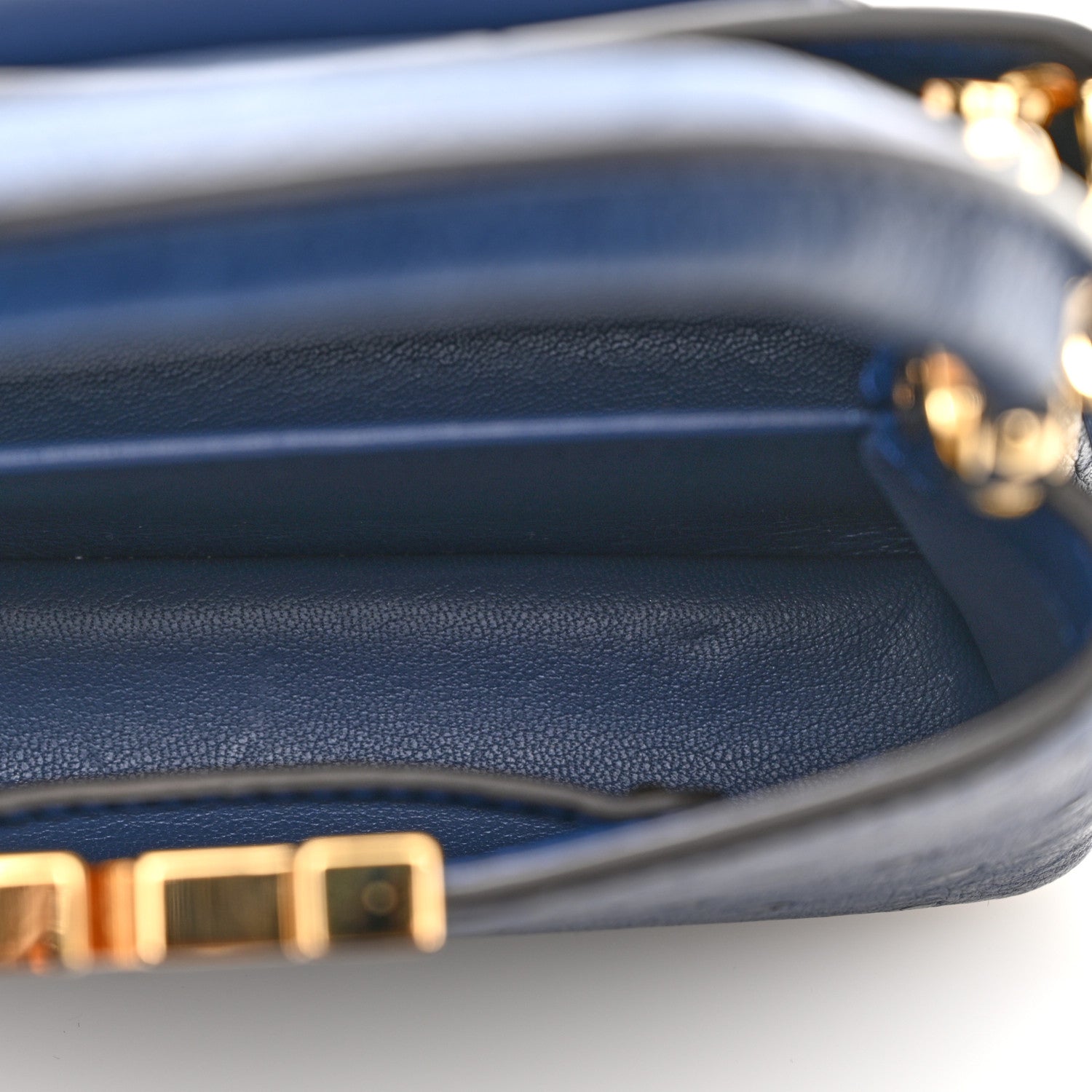 Louis Vuitton Ostrich Capucines Mini Indigo 5 of 9