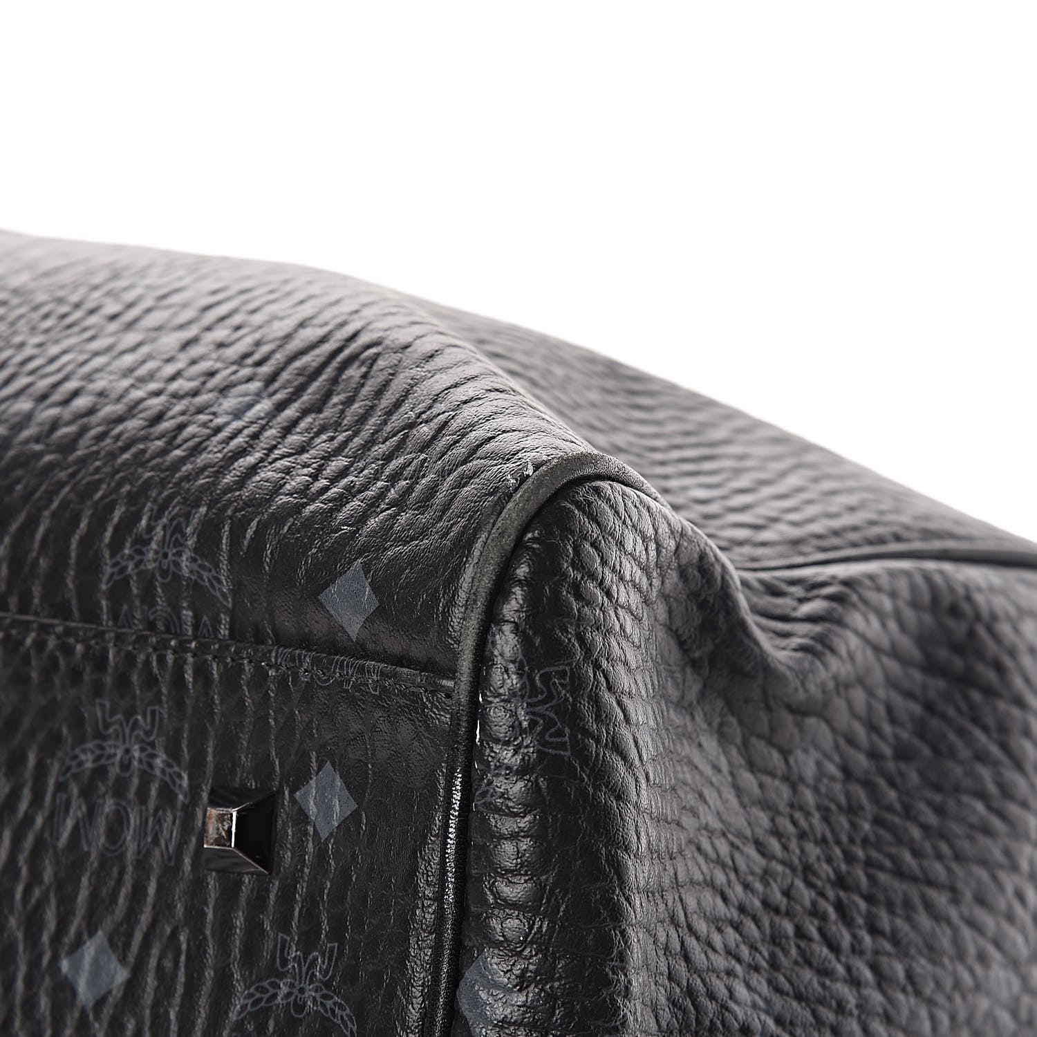 MCM Visetos XLarge Traveler Weekender Bag Black 20 of 22