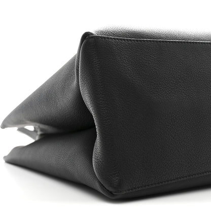 Louis Vuitton Grained Calfskin Lockme Shopper Black 9 of 10
