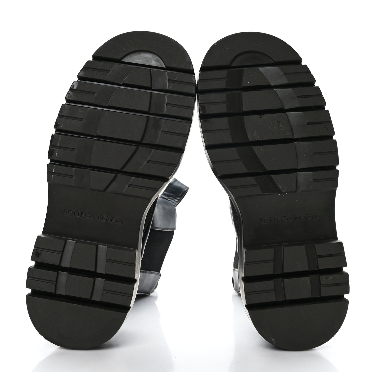 Bottega Veneta Calfskin The Tire Chelsea Boots 38 Black Camping 5 of 10