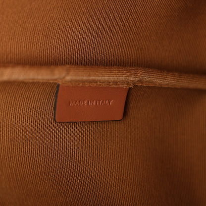 Celine Triomphe Canvas Calfskin Medium Bucket Bag Tan 6 of 13
