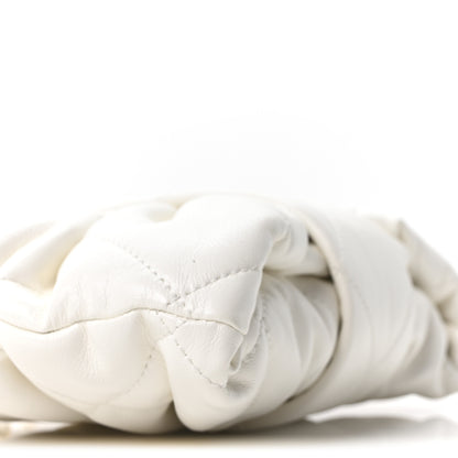 Chanel Lambskin Quilted Mini Bow Bag White 9 of 10