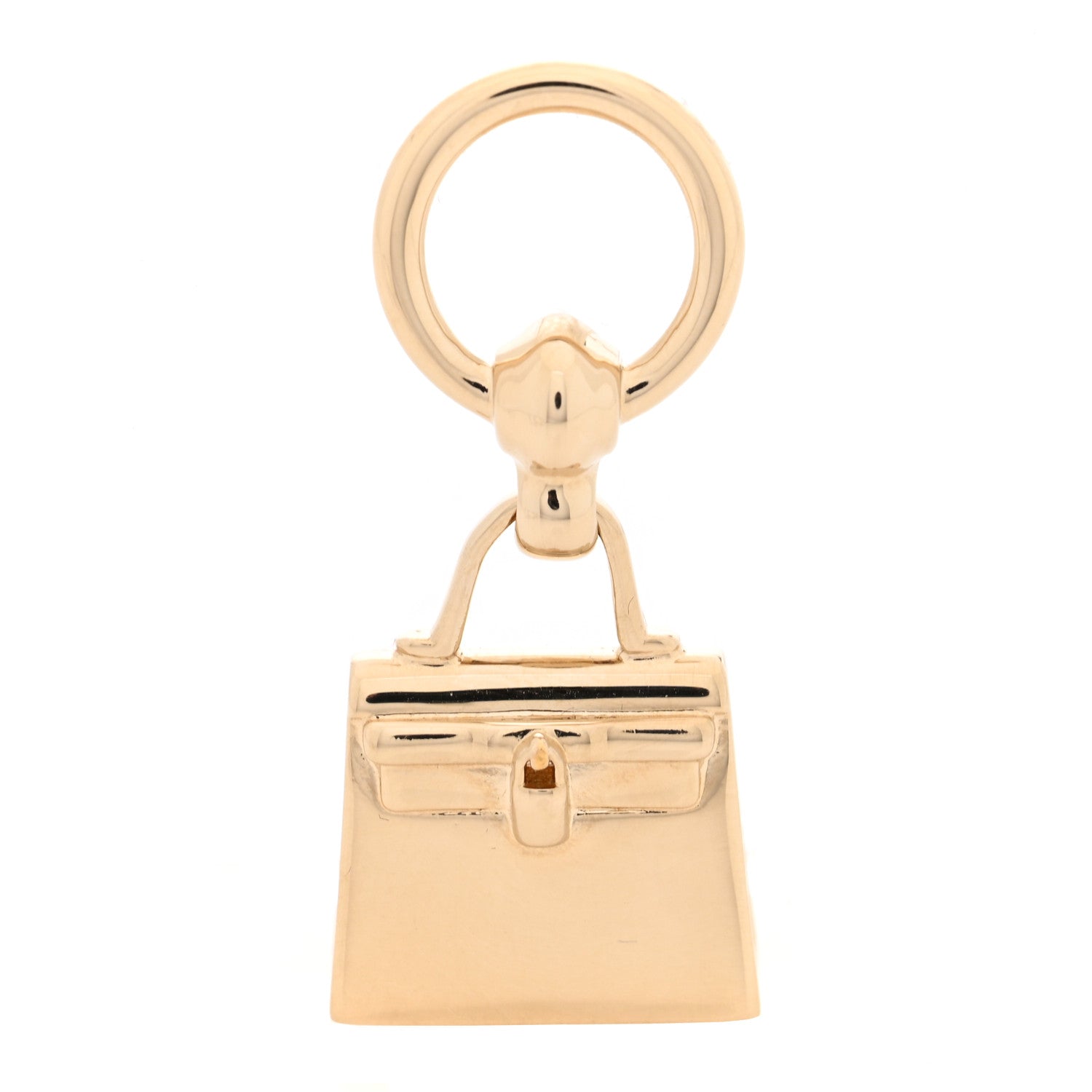 Hermes Permabrass Mini Kelly Twilly Ring 1 of 4