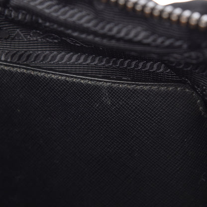 Prada Tessuto Nylon Saffiano Metal Triangle Logo Work Bag Black 31 of 34