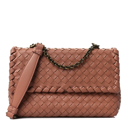 Bottega Veneta Nappa Intrecciato Baby Olimpia Shoulder Bag 1 of 5