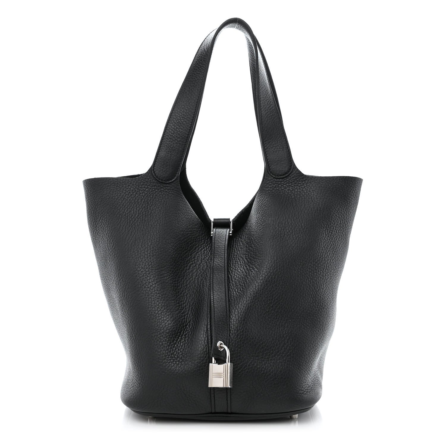 Hermes Taurillon Clemence Picotin Lock 26 GM Black 1 of 10