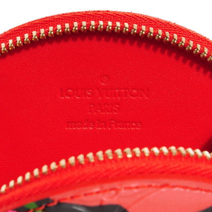 Louis Vuitton Vernis Roses Chapeau Coin Purse Orange Sunset 6 of 8