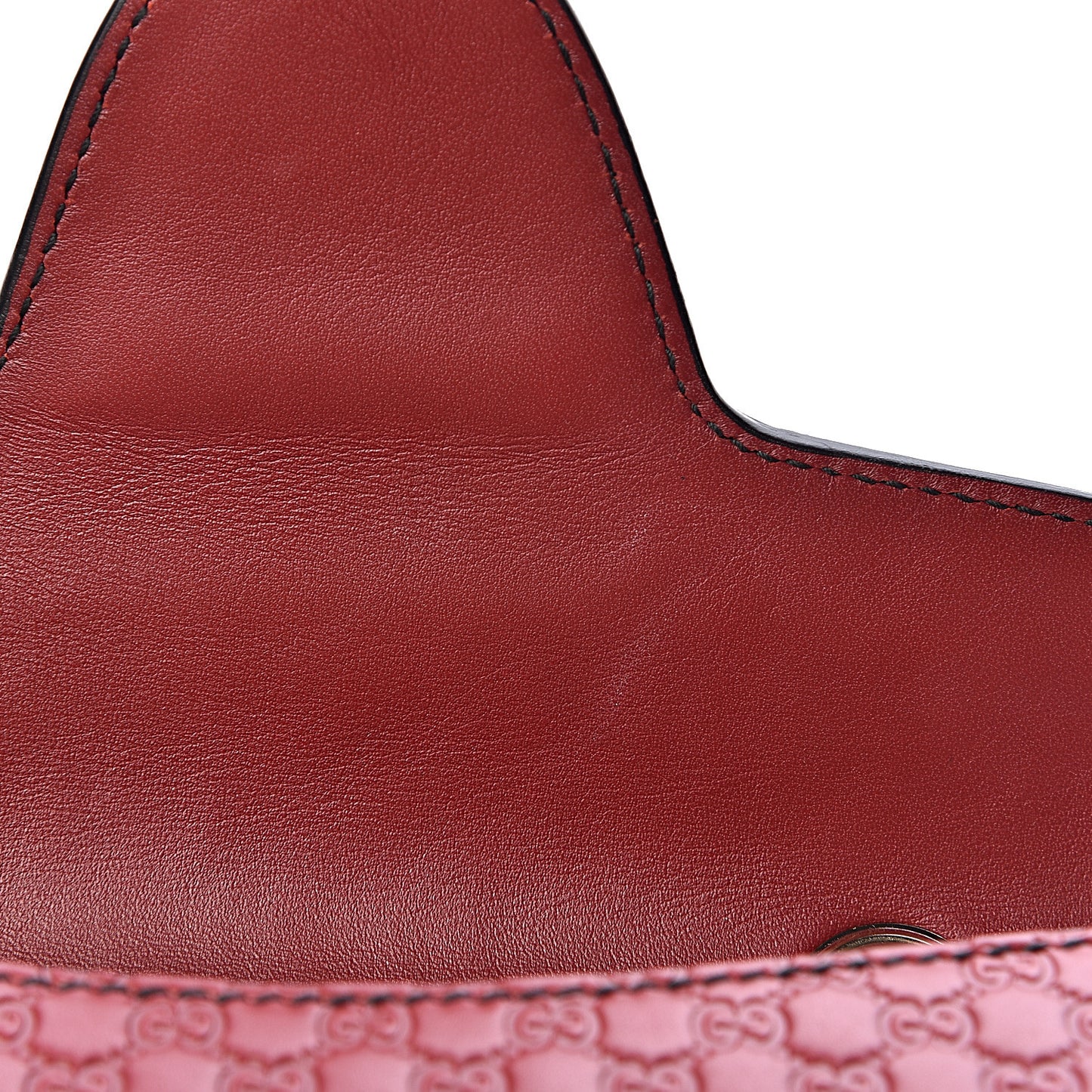 Soft Microguccissima Mini Emily Chain Shoulder Bag Rosso