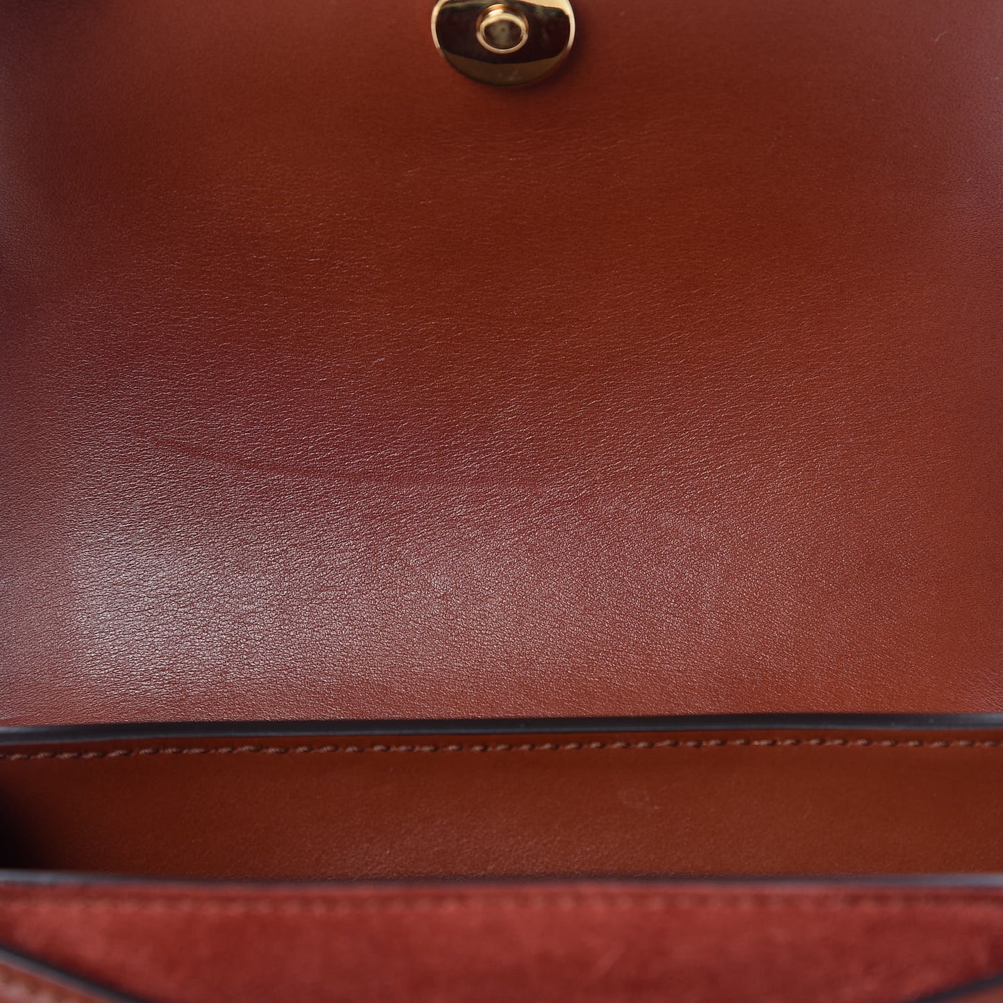 Calfskin Small Tess Bag Sepia Brown