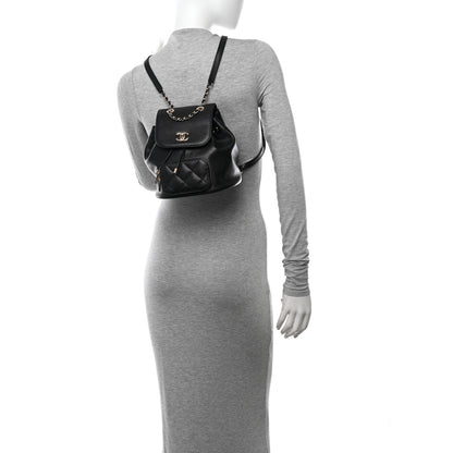 Chanel Caviar Quilted Mini Business Affinity Backpack Black 2 of 10