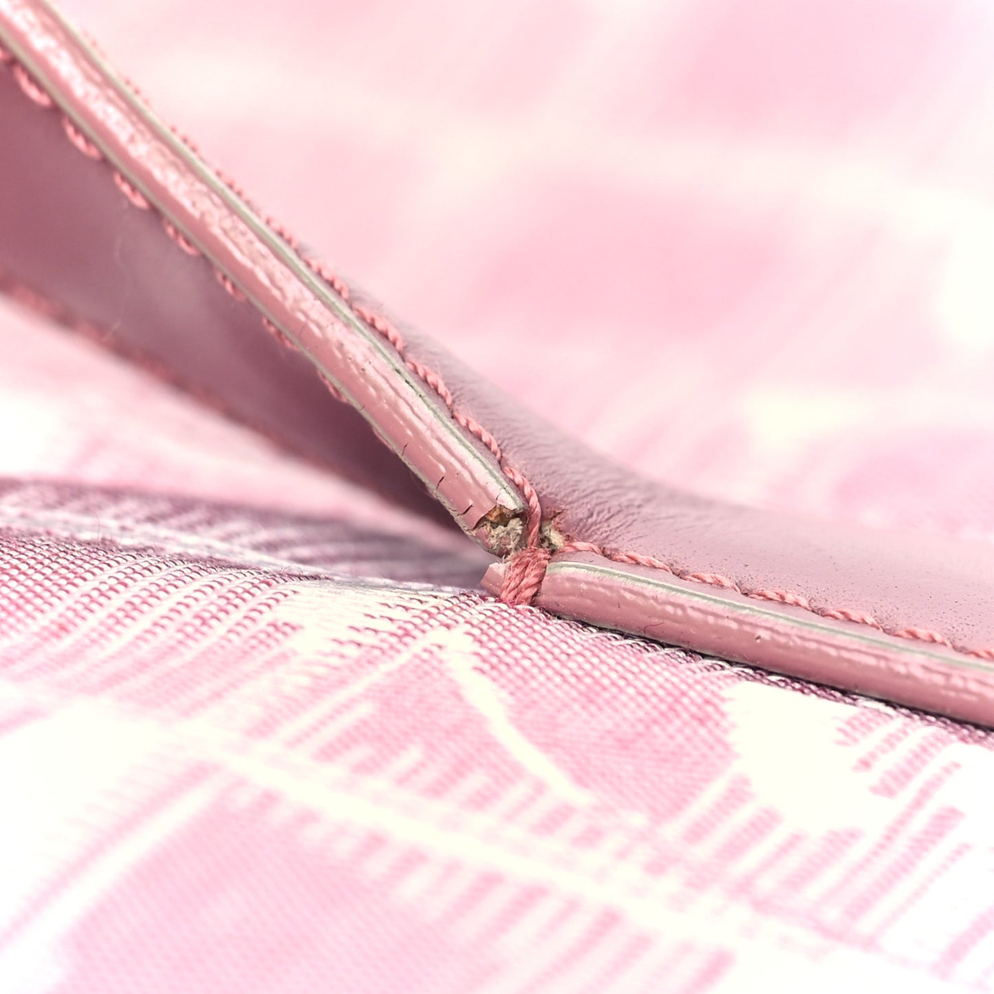 Nylon Large Travel Tote Pink