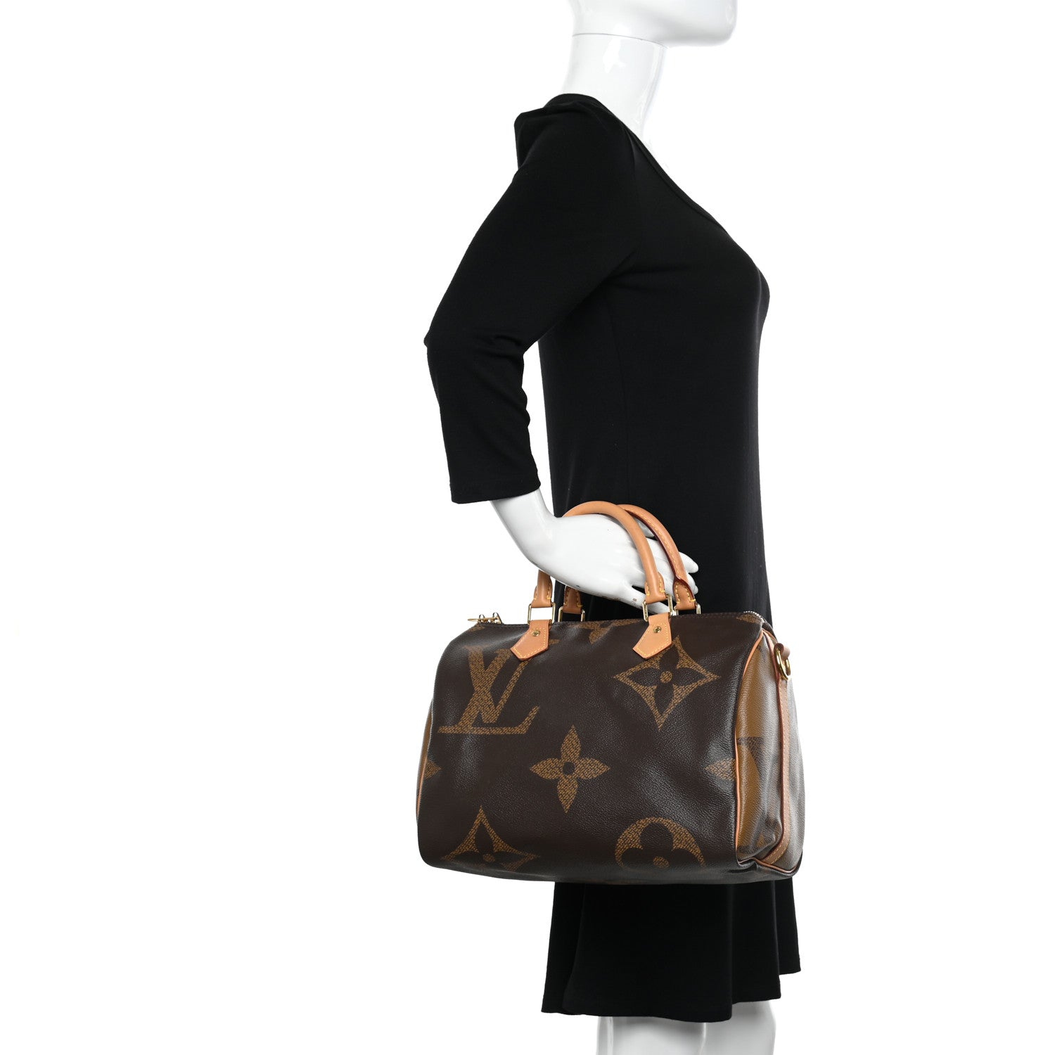 Louis Vuitton Reverse Monogram Giant Speedy Bandouliere 30 2 of 12
