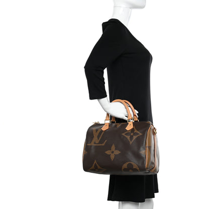 Louis Vuitton Reverse Monogram Giant Speedy Bandouliere 30 2 of 12