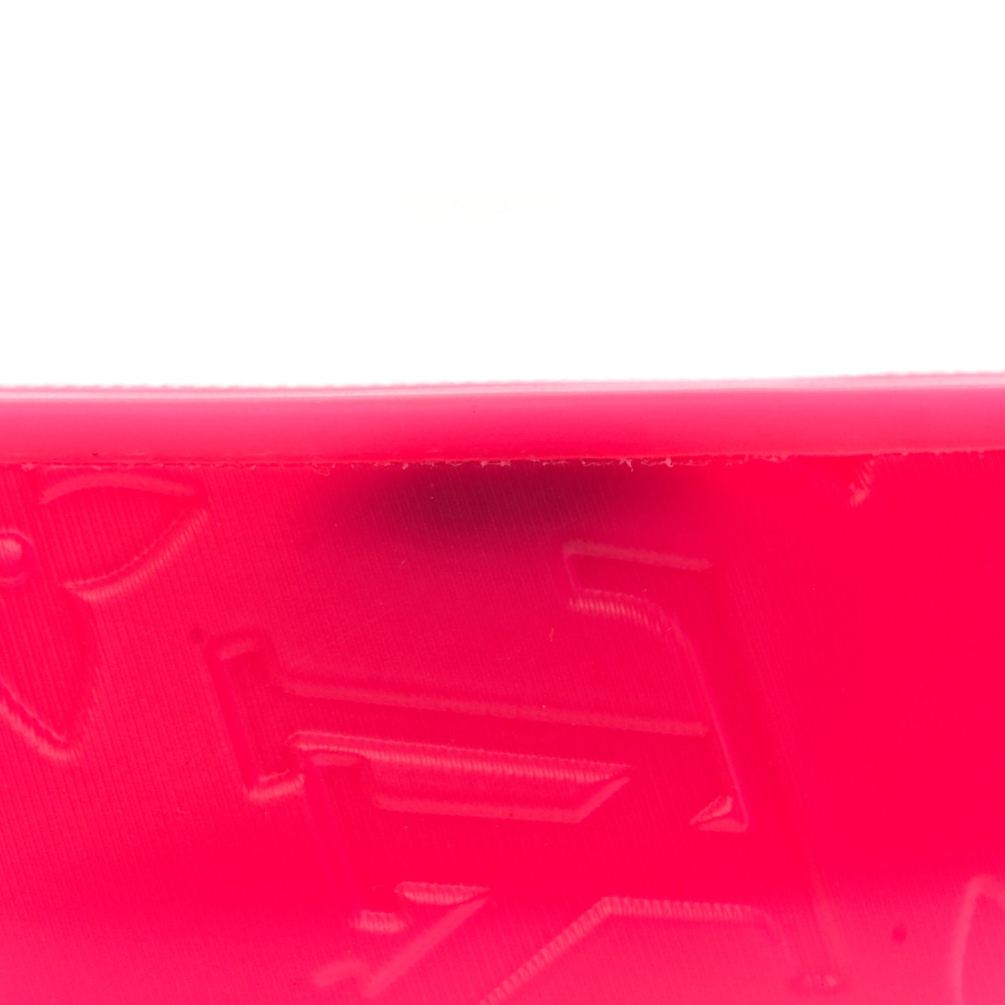 Rubber Embossed Monogram Mens Waterfront Mules 11 Pink