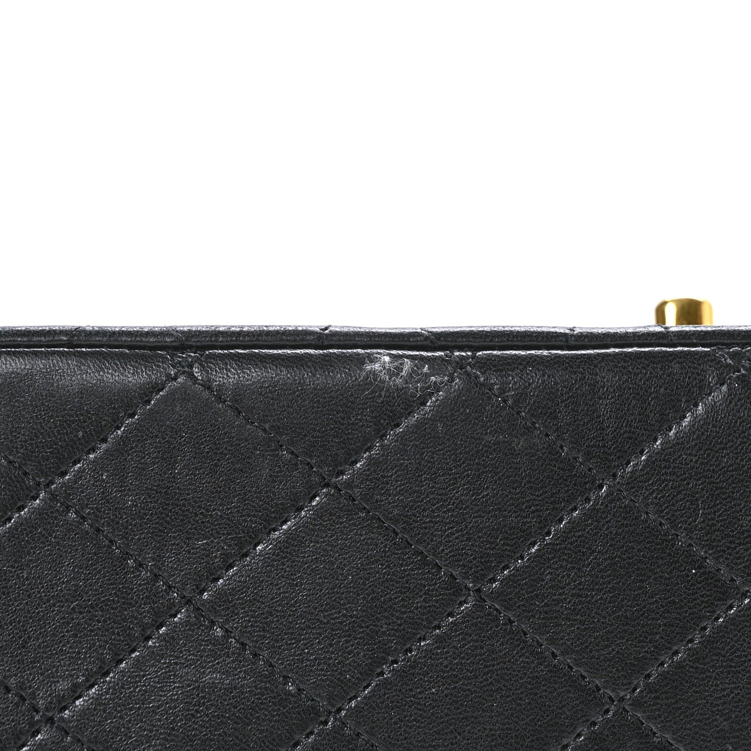 Chanel Lambskin Quilted Medium Double Flap Black 11 of 11