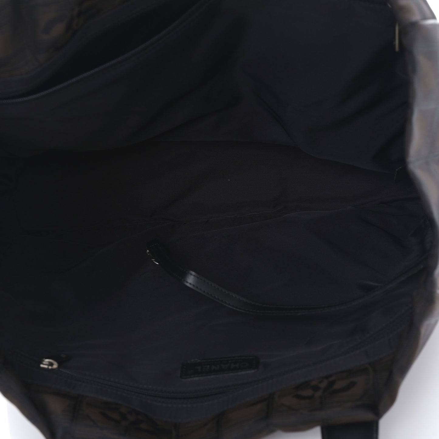 Nylon Large Travel Tote Brown