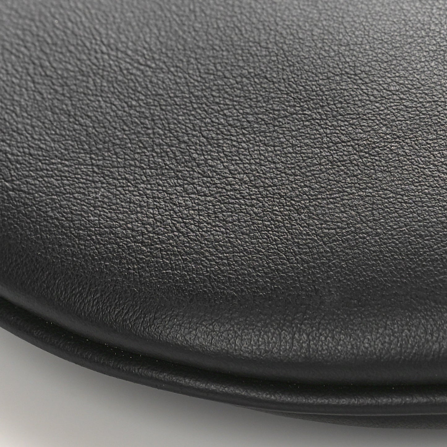Vitello Grace Suede Small Croissant Hobo Black