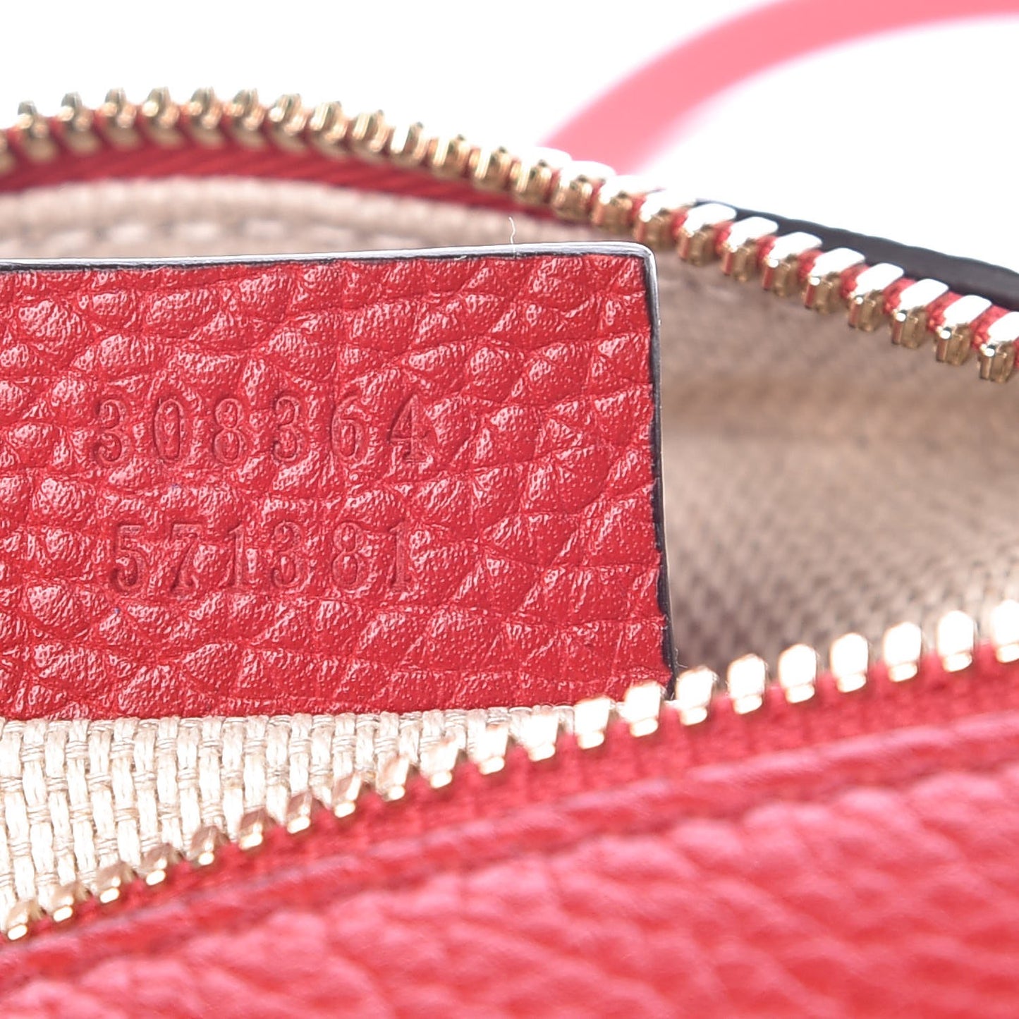 Pebbled Calfskin Small Soho Disco Bag Tabasco Red