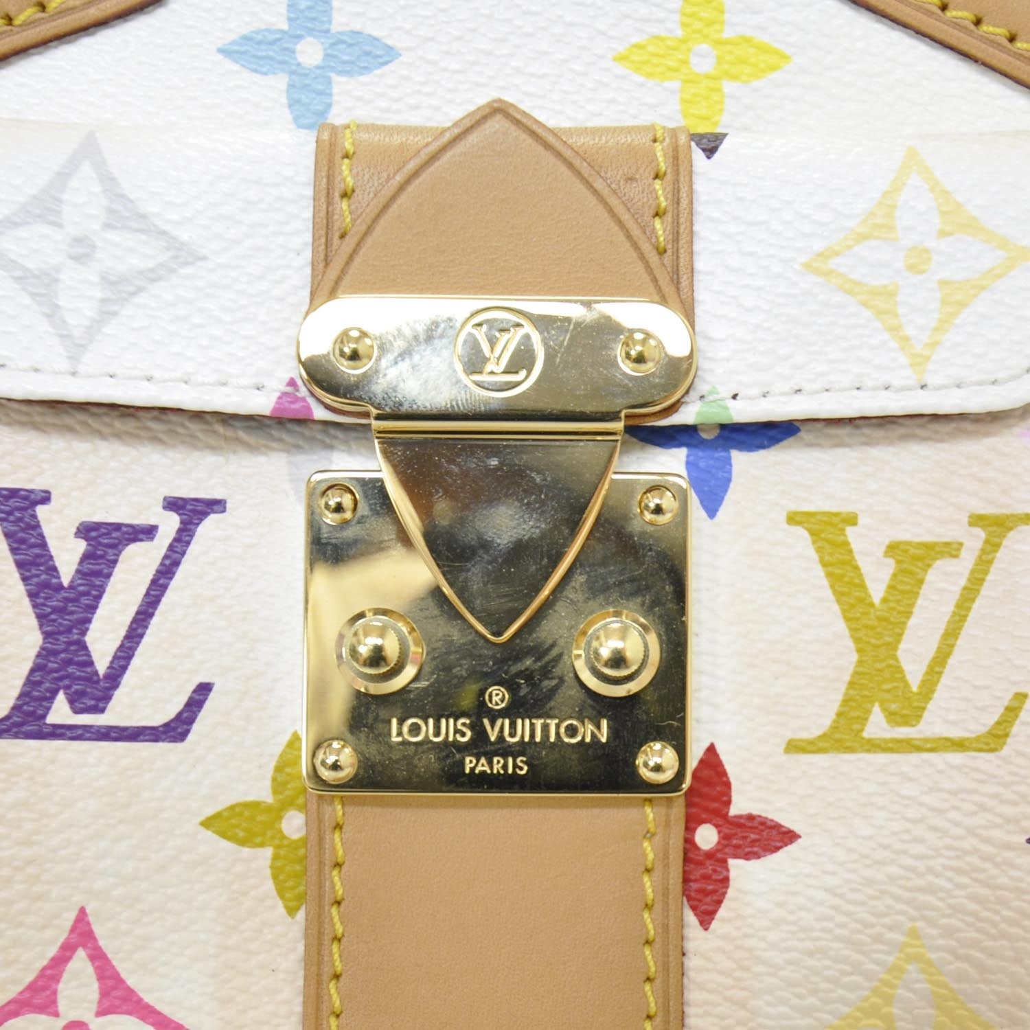 Louis Vuitton Monogram Multicolor Speedy 30 White 8 of 10