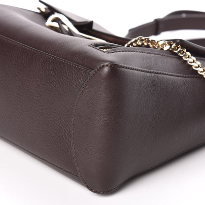 Chloe Calfskin Small Faye Day Shoulder Bag Carbon Brown 8 of 10