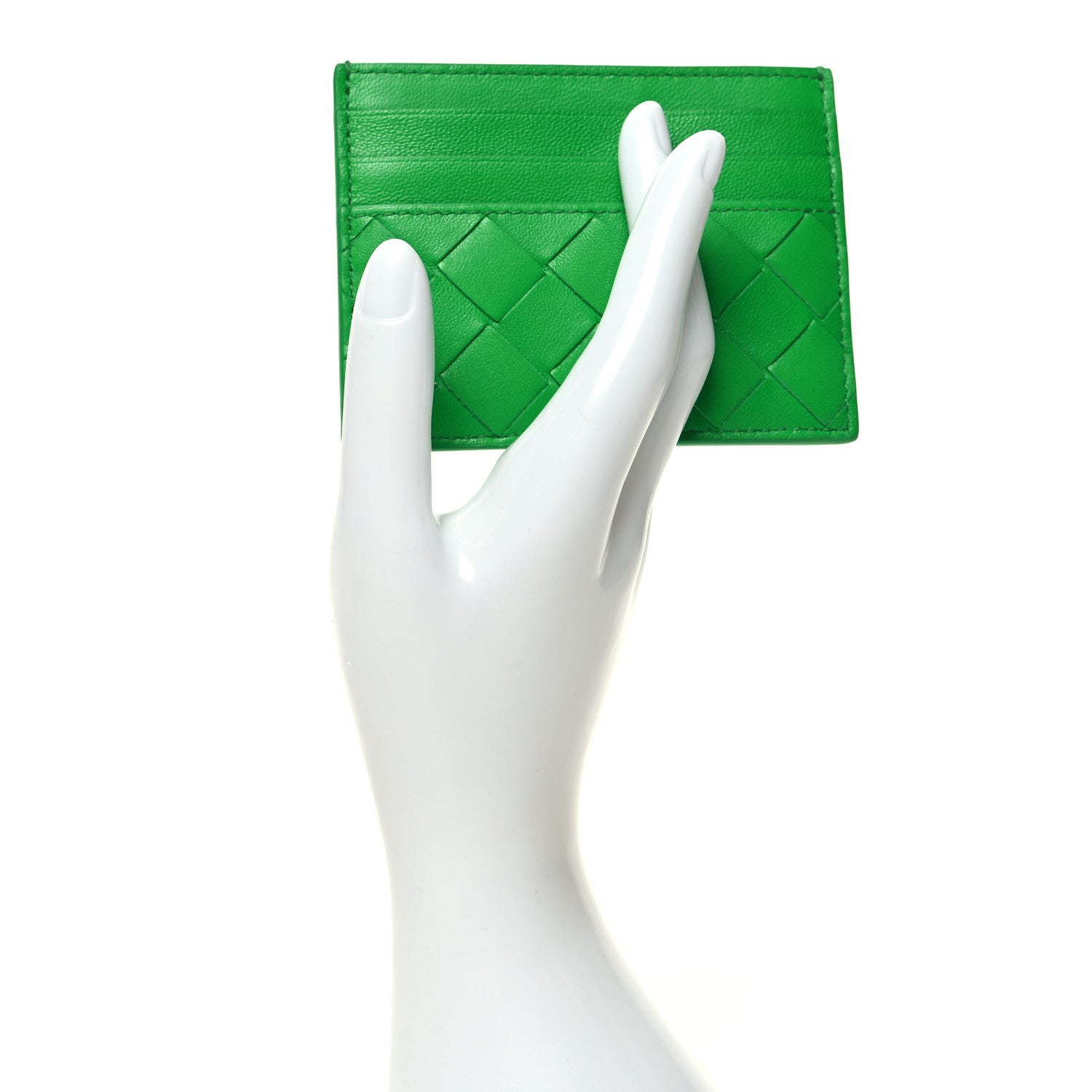 Bottega Veneta Nappa Intrecciato Card Holder Parakeet 2 of 8