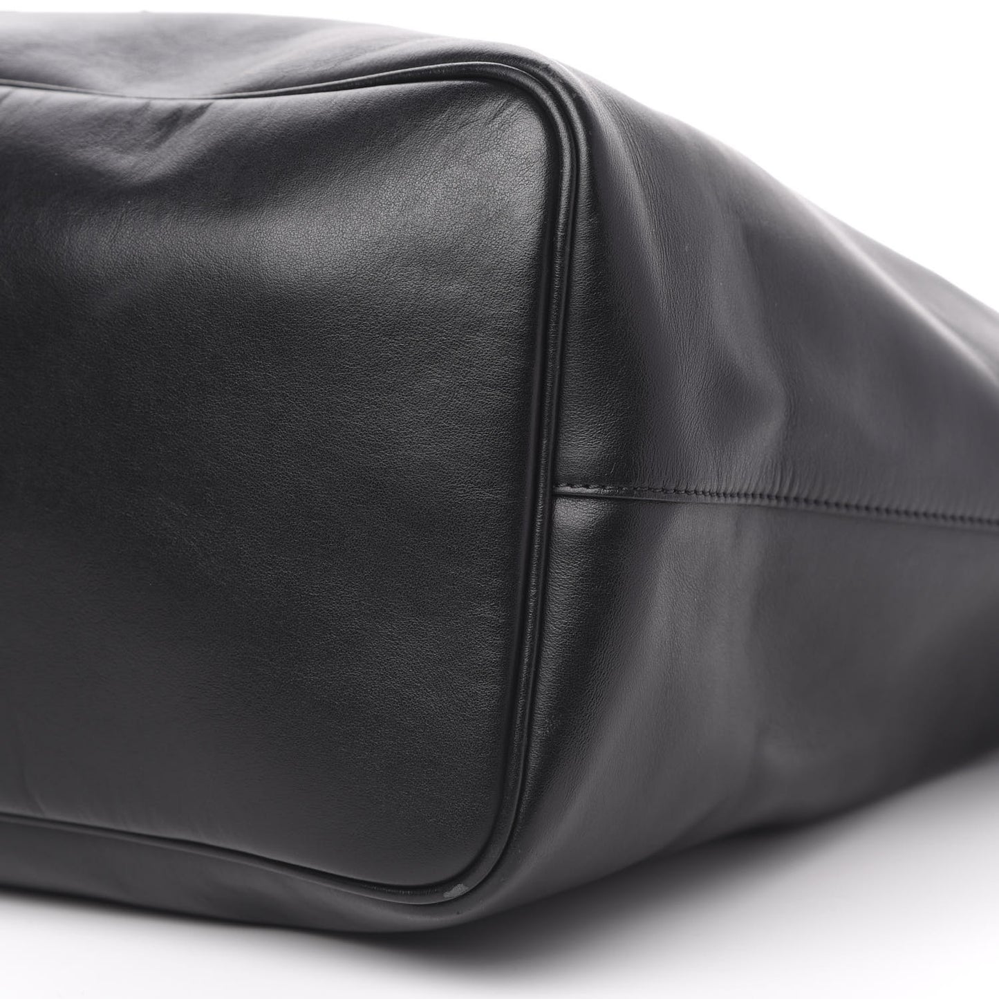 Calfskin Gothic Large Antigona Tote Black