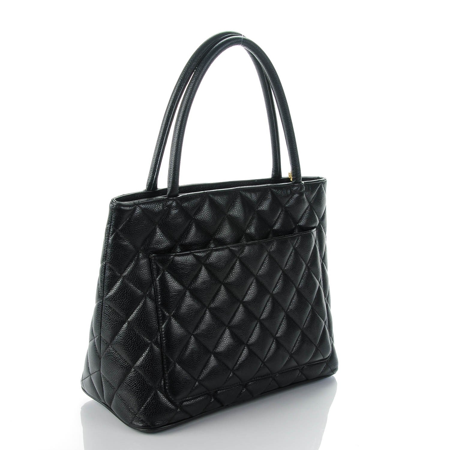 Chanel Caviar Quilted Medallion Tote Black 3 of 8