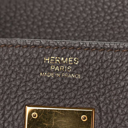 Hermes Togo BIRKIN 30 Etain 6 of 13