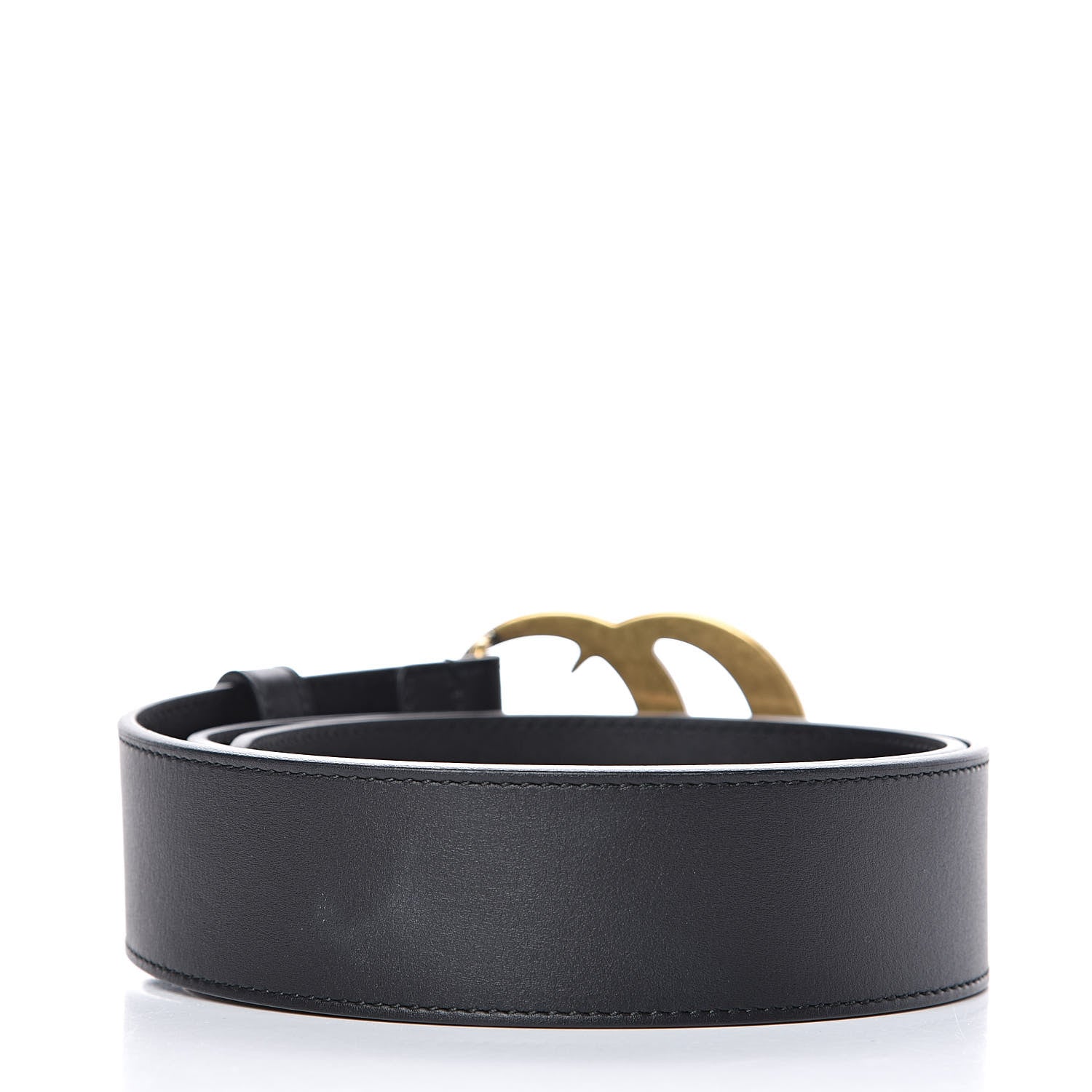 Gucci Calfskin Double G 40mm Belt 80 32 Black 3 of 6