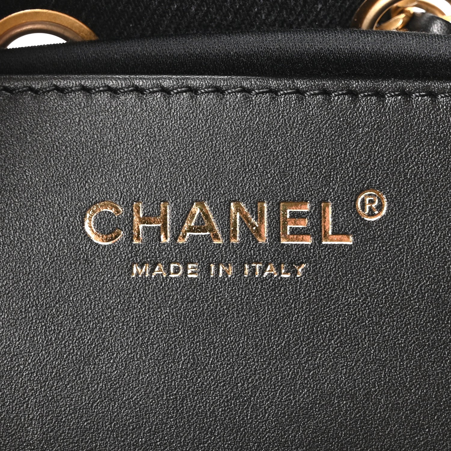Chanel Washed Denim Quilted Mini Chanel 25 Handbag Black 11 of 19