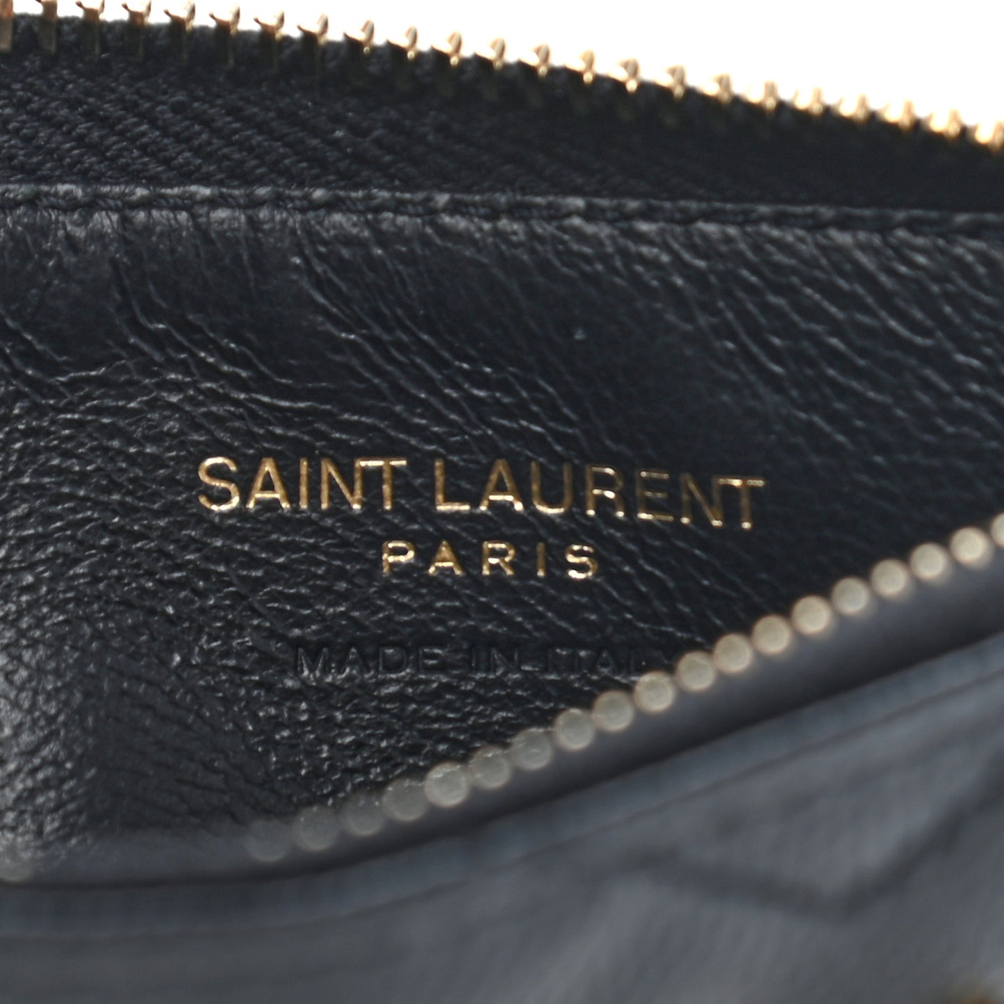 Monogram Grain de Poudre 5 Fragments Zip Pouch Card Holder Black