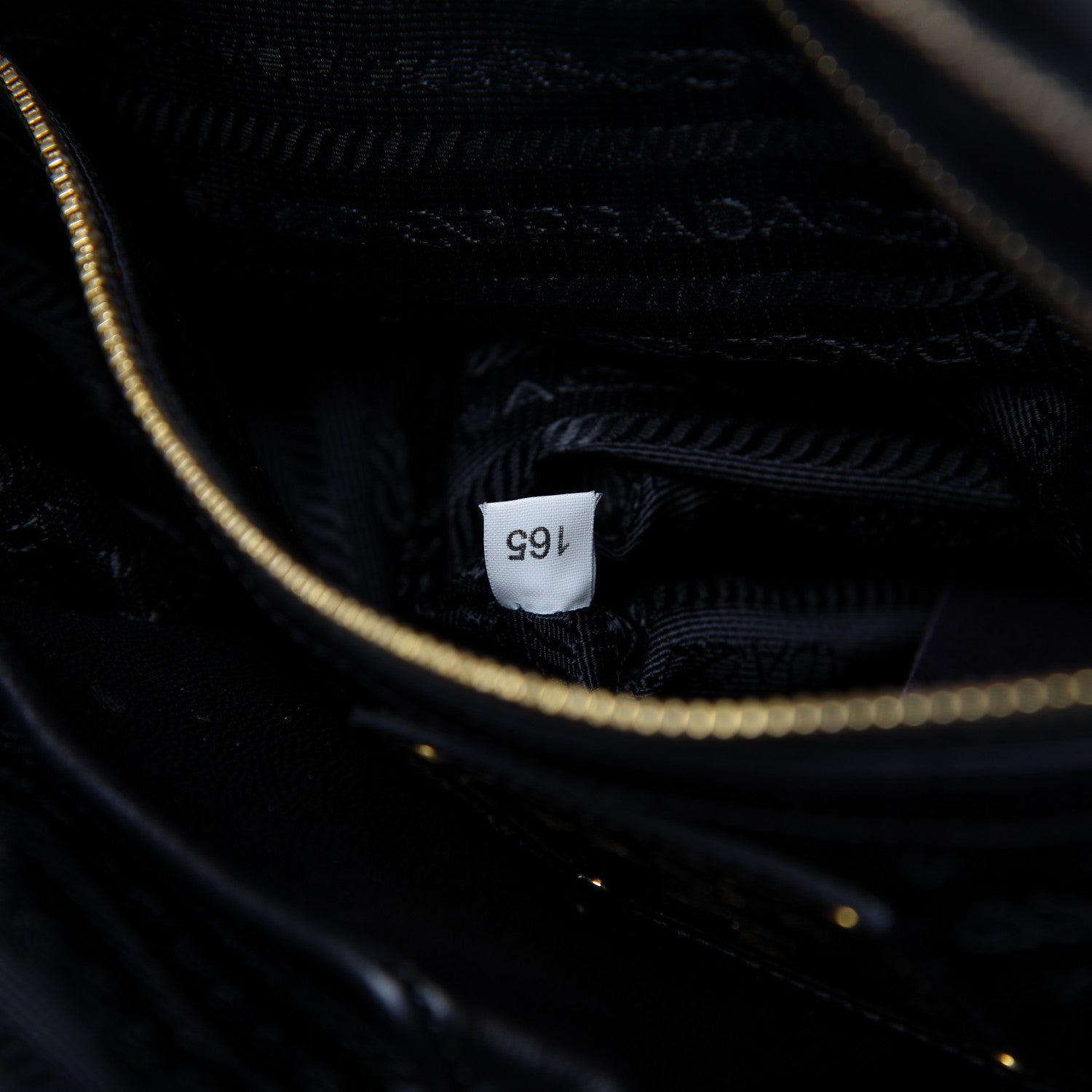 Prada Nappa Gaufre Tote Black 9 of 11