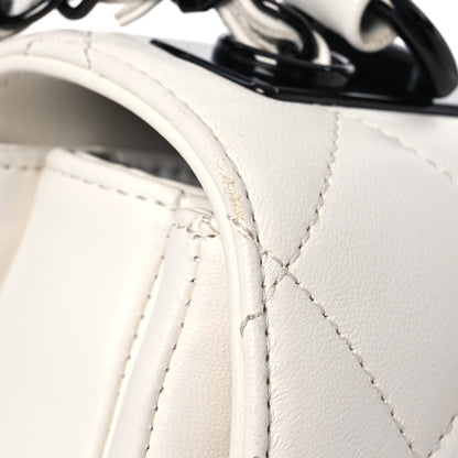Chanel Lambskin Quilted Small Trendy CC Dual Handle Flap Bag White 16 of 20
