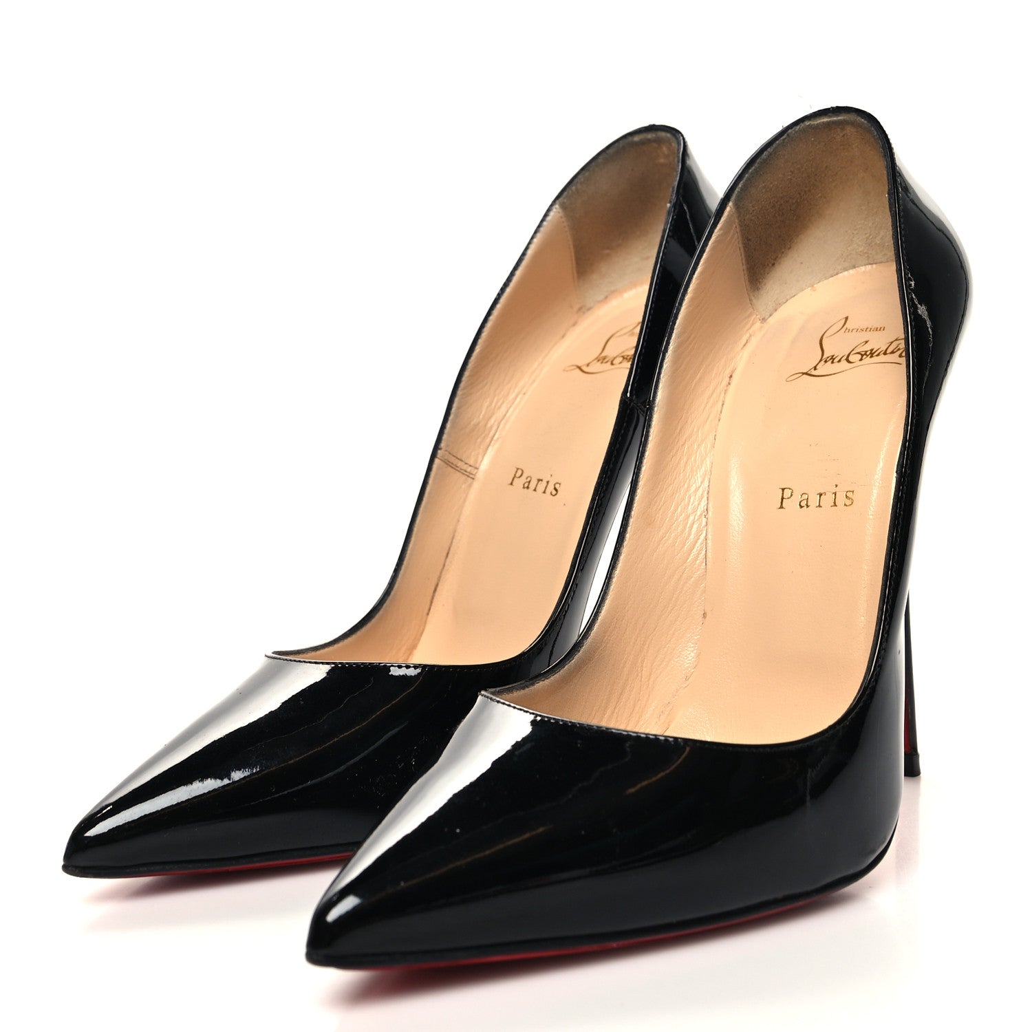 Christian Louboutin Patent So Kate 120 Pumps 39.5 Black 3 of 9