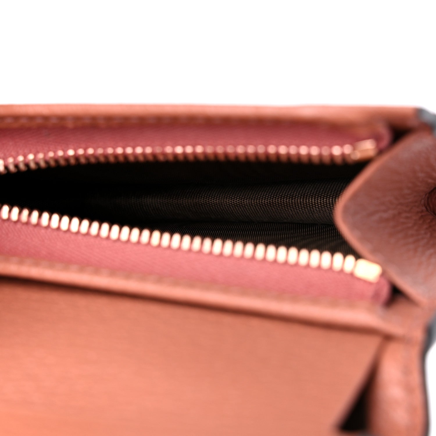 Gucci Monogram Textured Dollar Calfskin Card Case Cloche Rose Pink 9 of 10