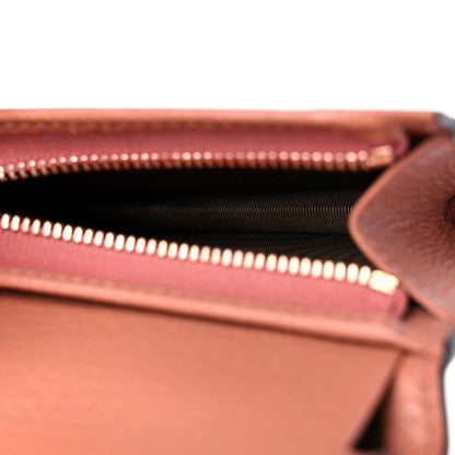 Gucci Monogram Textured Dollar Calfskin Card Case Cloche Rose Pink 9 of 10