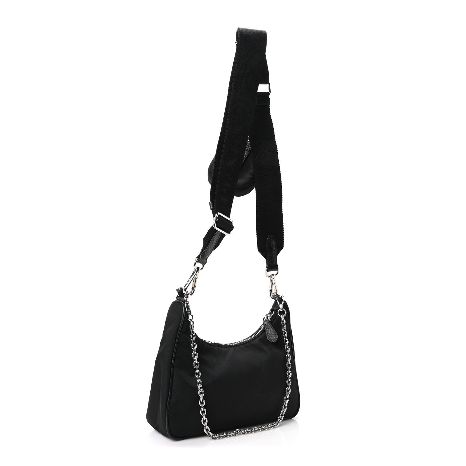 Prada Re-Nylon Saffiano Re-Edition 2005 Shoulder Bag Black 3 of 10