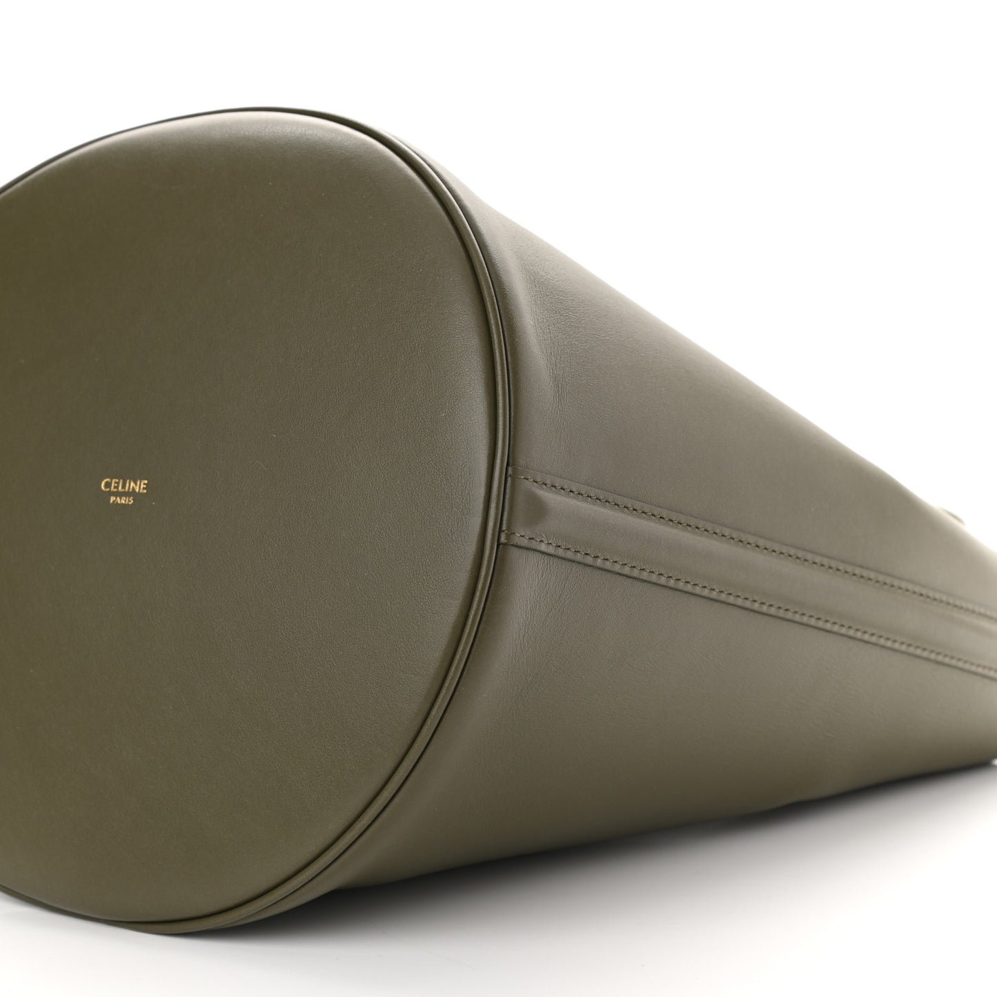Smooth Calfskin Bucket 16 Bag Dark Olive