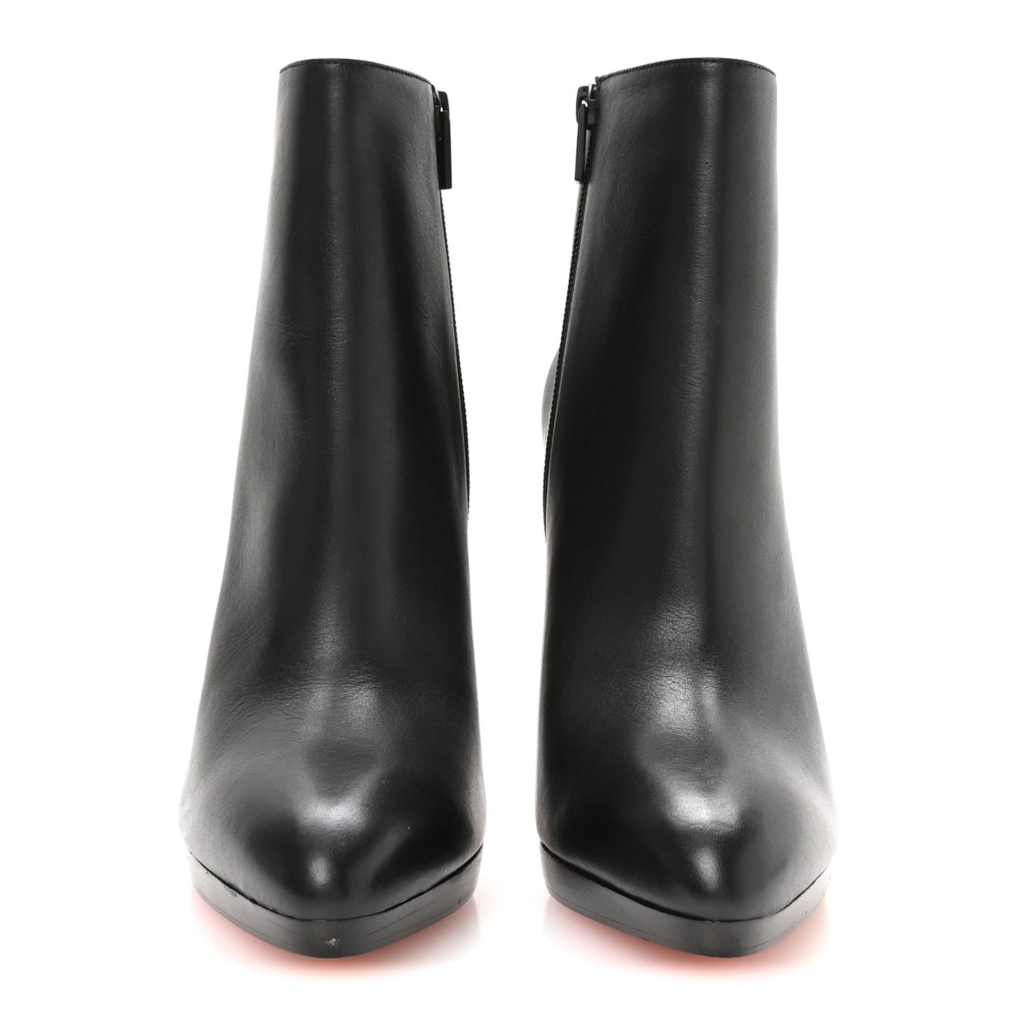 Calfskin Degrade Fannylove Alta 120 Booties 38.5 Black