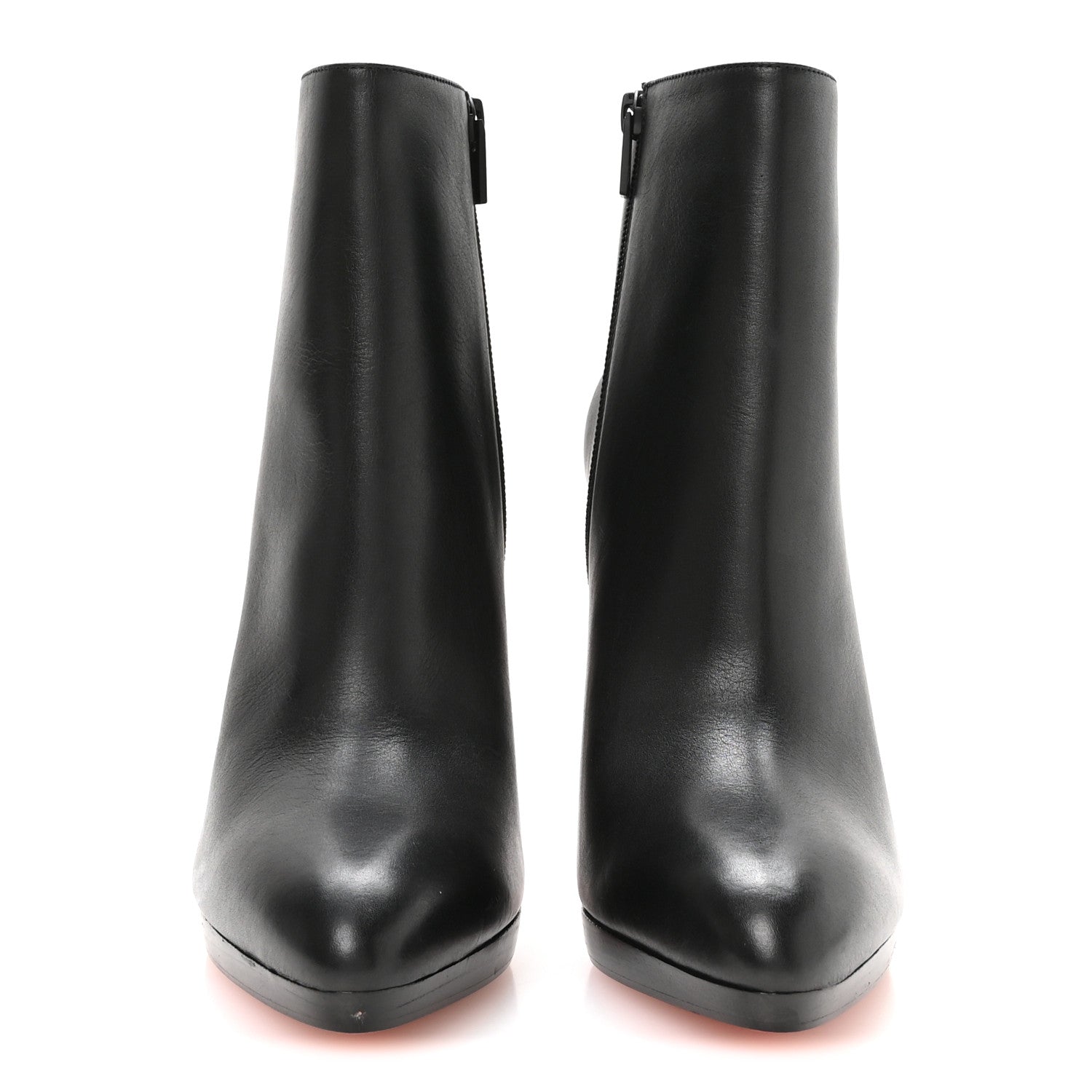 Christian Louboutin Calfskin Degrade Fannylove Alta 120 Booties 38.5 Black 3 of 8